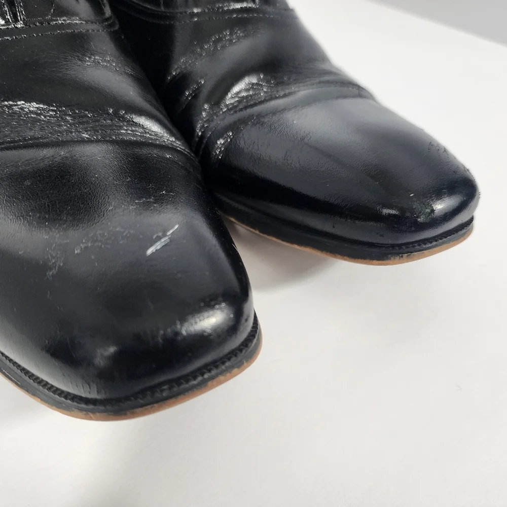 Florsheim Mens 11 Corbetta CapToe Oxford Black Leather classic formal work event - Picture 7 of 13